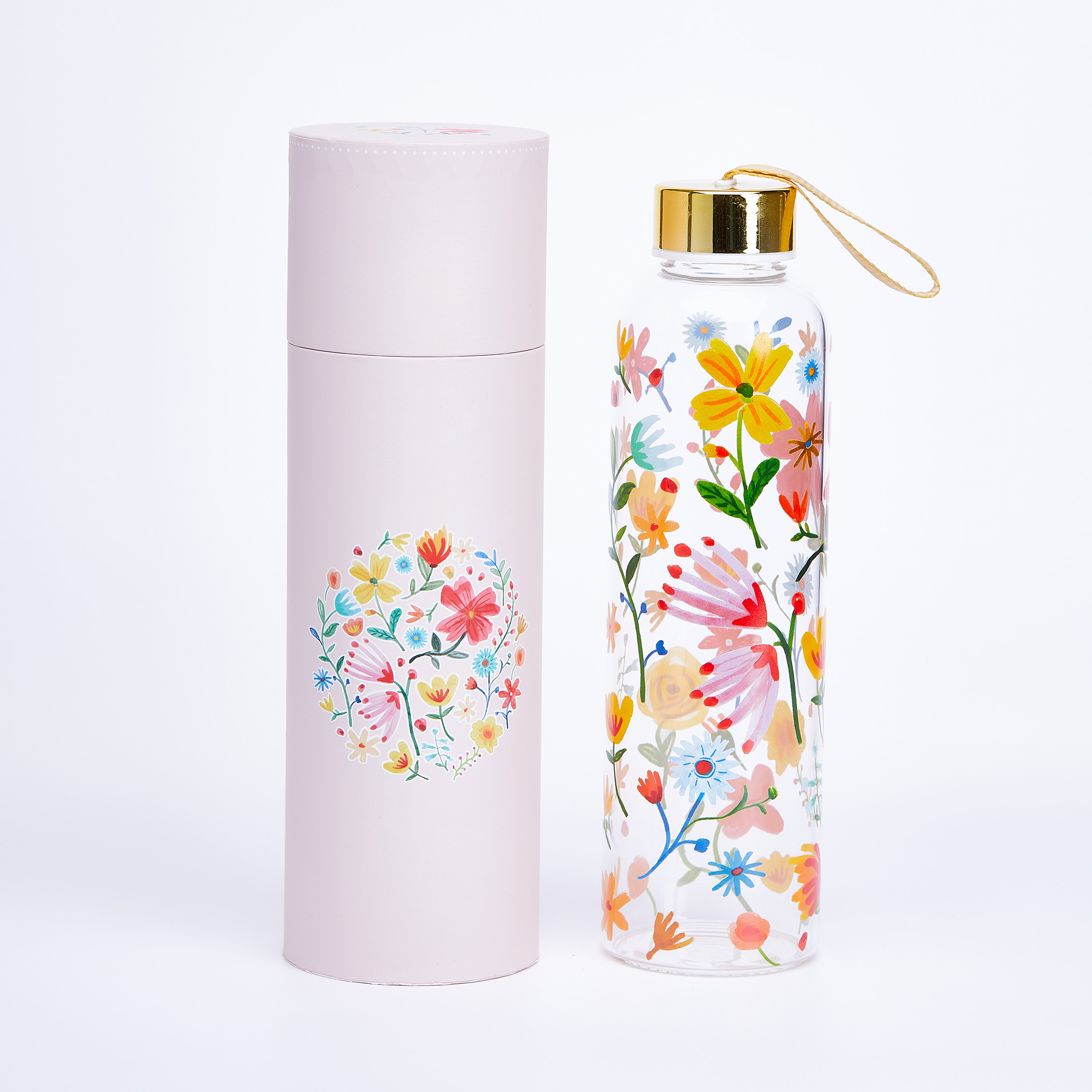 Reusable Custom Packing Crystal Glass Water Bottle Gift Suppliers Clear Fancy Juice Borosilicate Coffee Drink Picnic Bottles