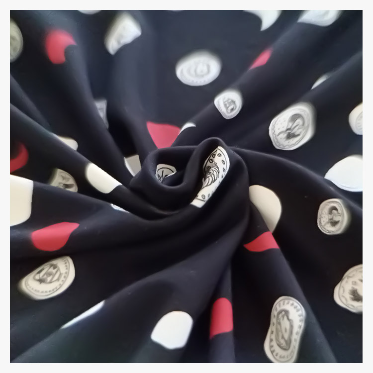 Nylon polyester floral patterned lace print tulle mesh fabric for apparel