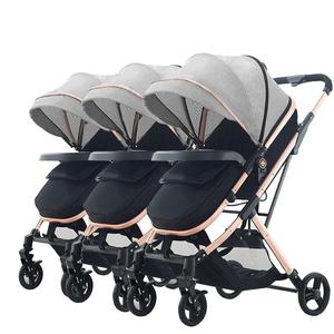 Light Weight Reversible Pram Custom Push Triplets Baby Stroller Walkers Carriers For Airplane
