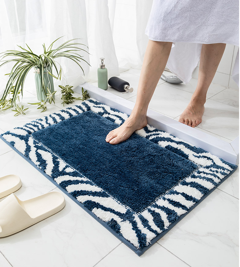 Eco-friendly Anti slip Bath Mats Shower Waterproof Bathroom Floor Mat Hotel Non slip Bath Mat