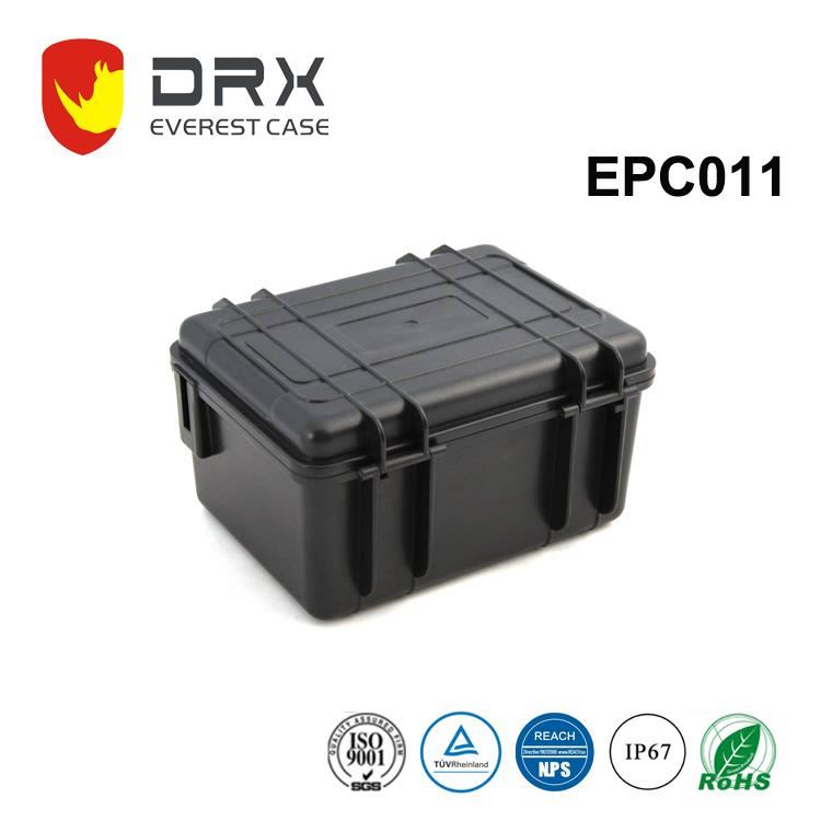 EPC011 255*185*140 мм водонепроницаемый IP67 пользовательский жесткий пластиковый корпус, тактический ящик для инструментов