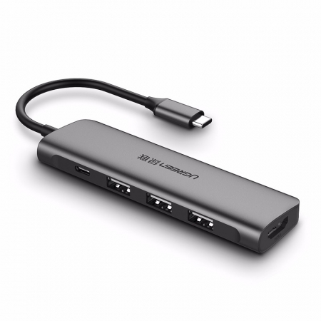 Ugreen телефон ноутбук 5 в 1 многофункциональный адаптер Pd Usb 3,0 Тип C док-станция