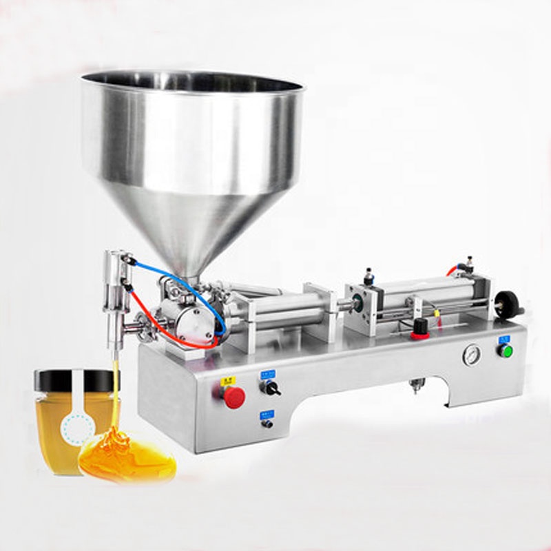 10~100ml Small Doses Paste Honey Yogurt Filing Peanut Butter Jar Filling Machine
