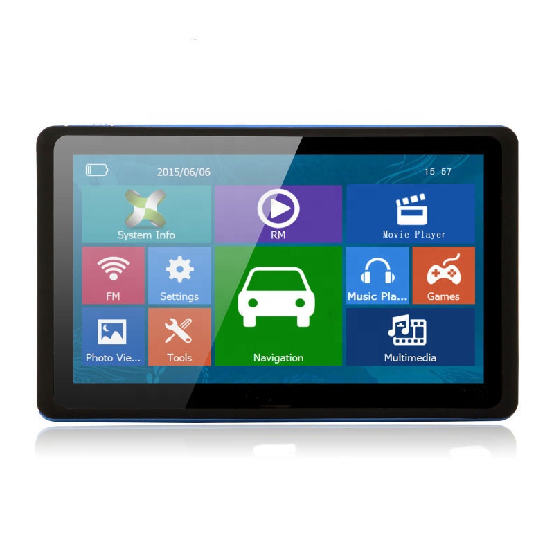 Topsource 713 7 "автомобильный gps навигационная система Windows CE 256M 8 Гб автомобиля gps 800x480 бесплатного обновления карты gps