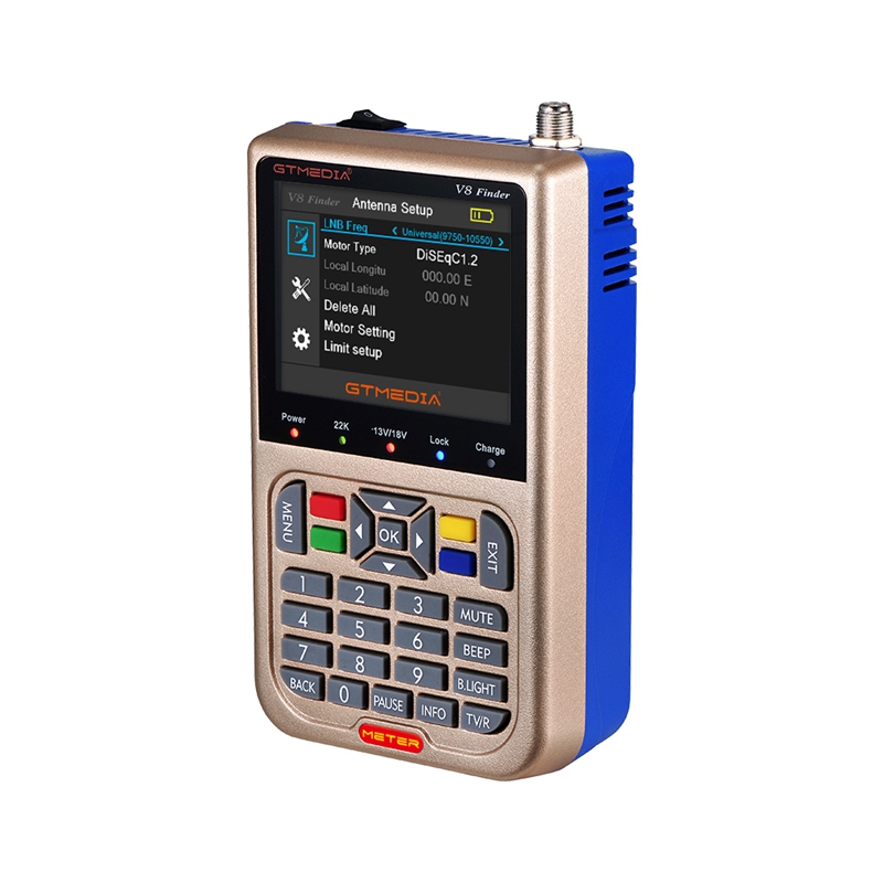 Freesat finder DVB-S DVB-S2 MPEG4 с 3,5 дюймов TFT ЖК дисплей спутниковый искатель GTmedia finder H.265-цифра спутниковый телевизионный ресивер