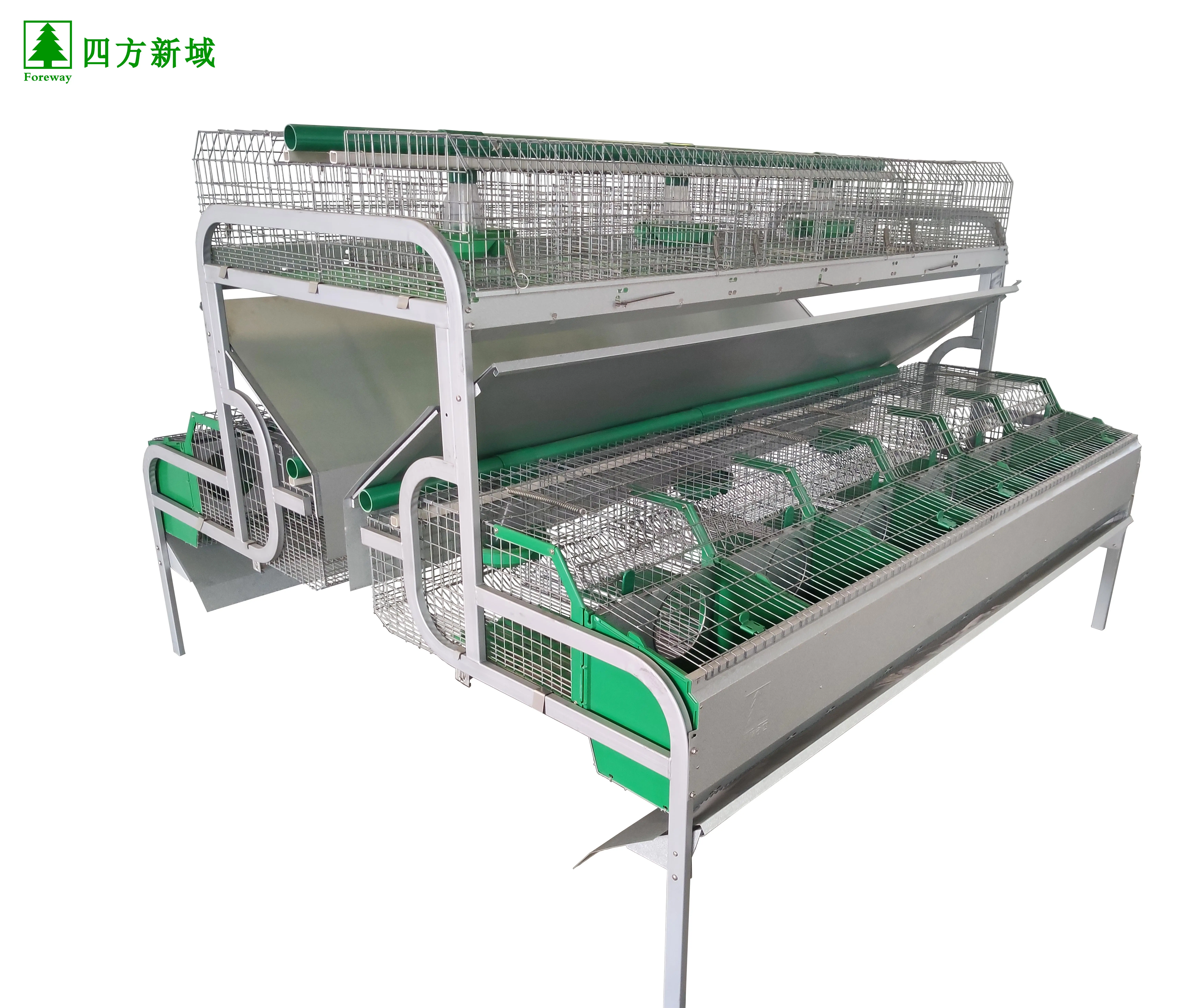 Rabbit Cage Commercial Breeding Cage Automatic Mode
