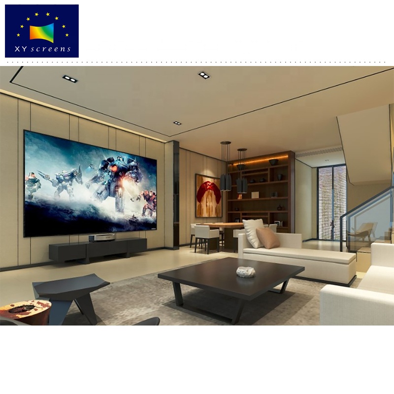 XYSCREENS 150 дюймовый проекционный экран с рассеивающим освещением и сеткой для домашних животных для 3D 4K FHD лазерного проектора Vava Xiaomi JGMI LG UST