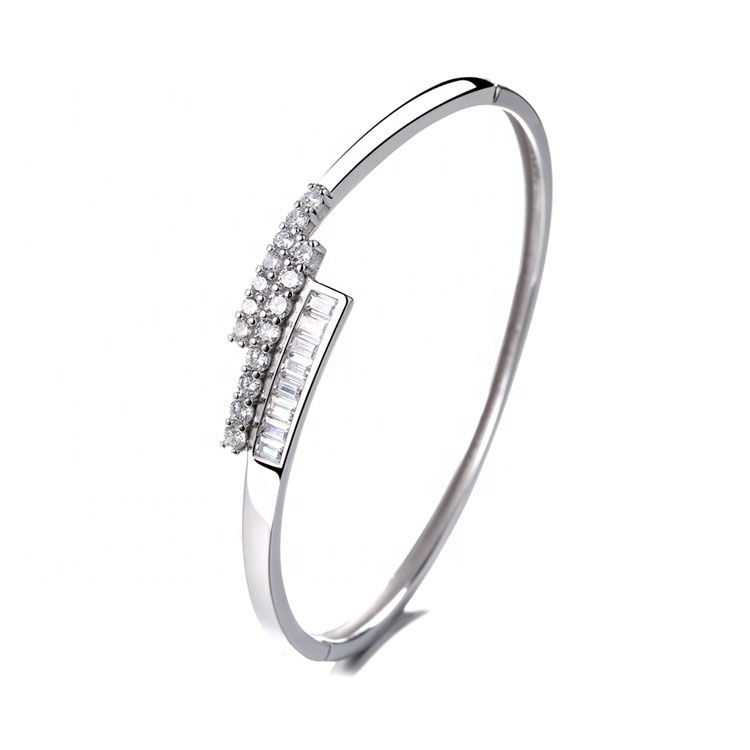 Yaeno 2021 New Arrivals Silver 925 Open Bangle in Artistic Style Bracelet for Women