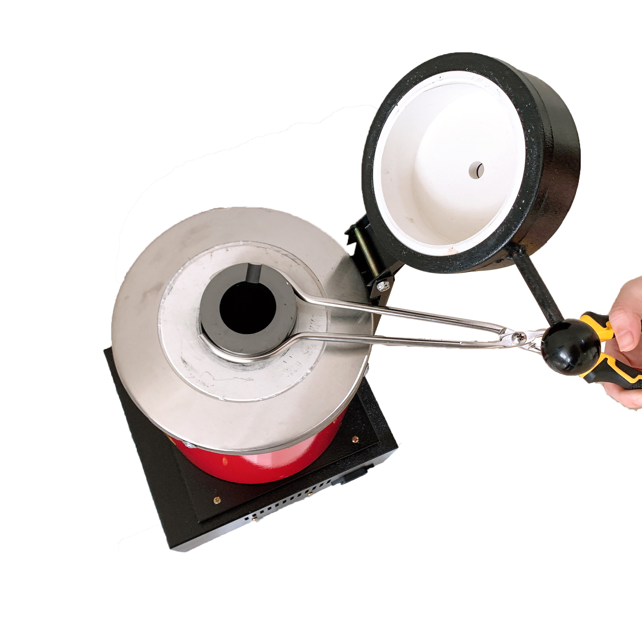 Small metal melting furnace metallurgy Portable High-temperature Small Melting Furnaces Gold Melting Furnace with 1/2/3kg Gra