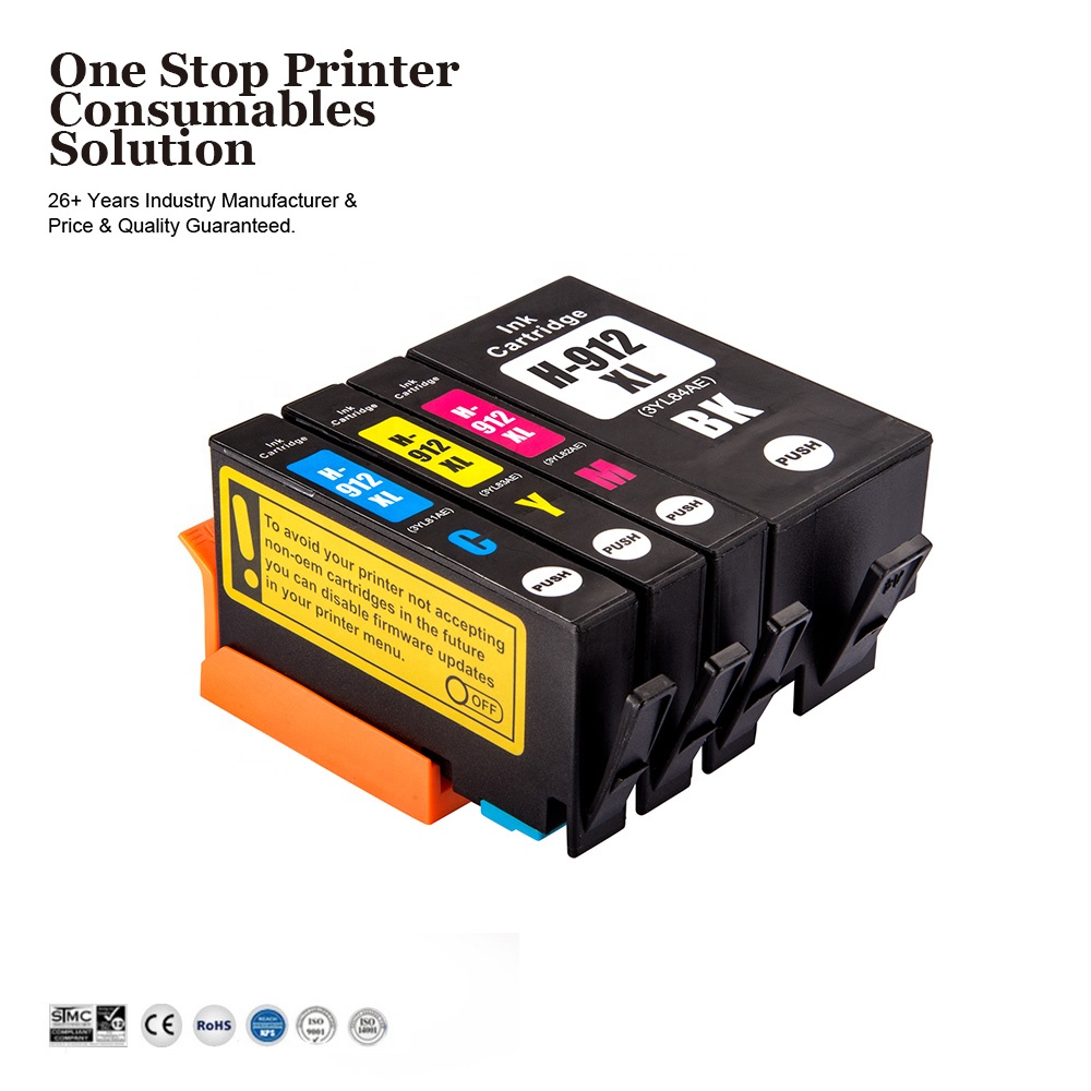 Чернильный картридж для струйных принтеров HP OfficeJet Pro 917 премиум-класса 912XL 912 8025 XL 917XL