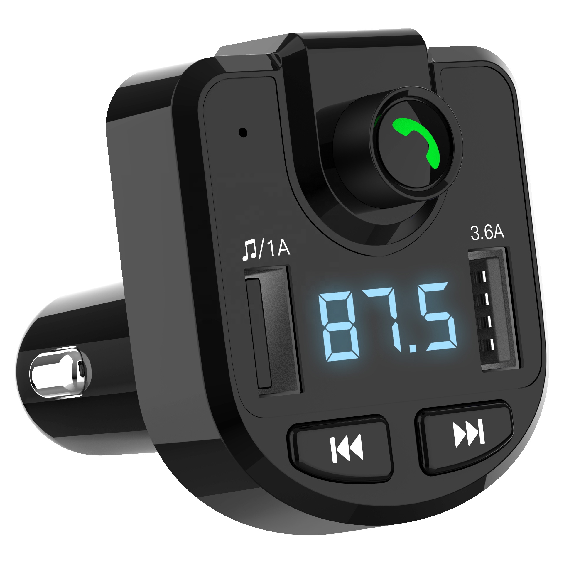 LP-BT36 беспроводной во время езды в автомобиле bluetooth FM передатчик Радио адаптер, автомобильный набор свободные руки, поддерживает TF/SD карты и USB Автомобильное зарядное устройство