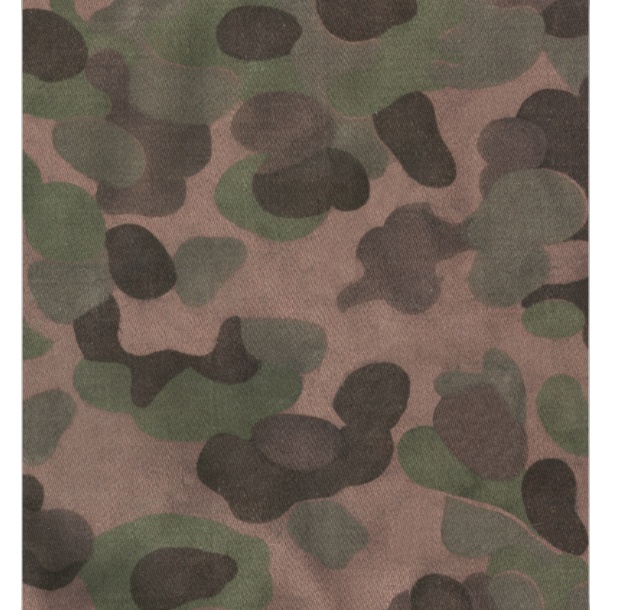 Ripstop tear abrasion resistant Customized Austrian Armed Forces use Erbsentarnmuster Flecktarn camouflage fabric cloth
