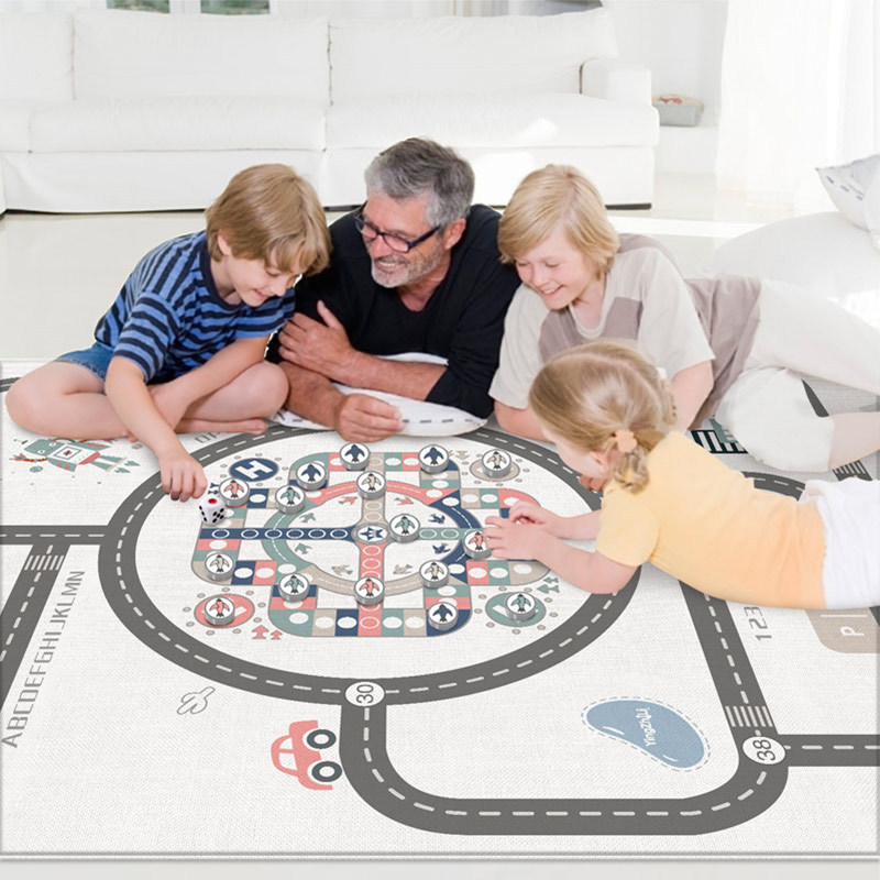 Double-sided flying chess game mat living room environmental protection household tasteless baby crawling play mat