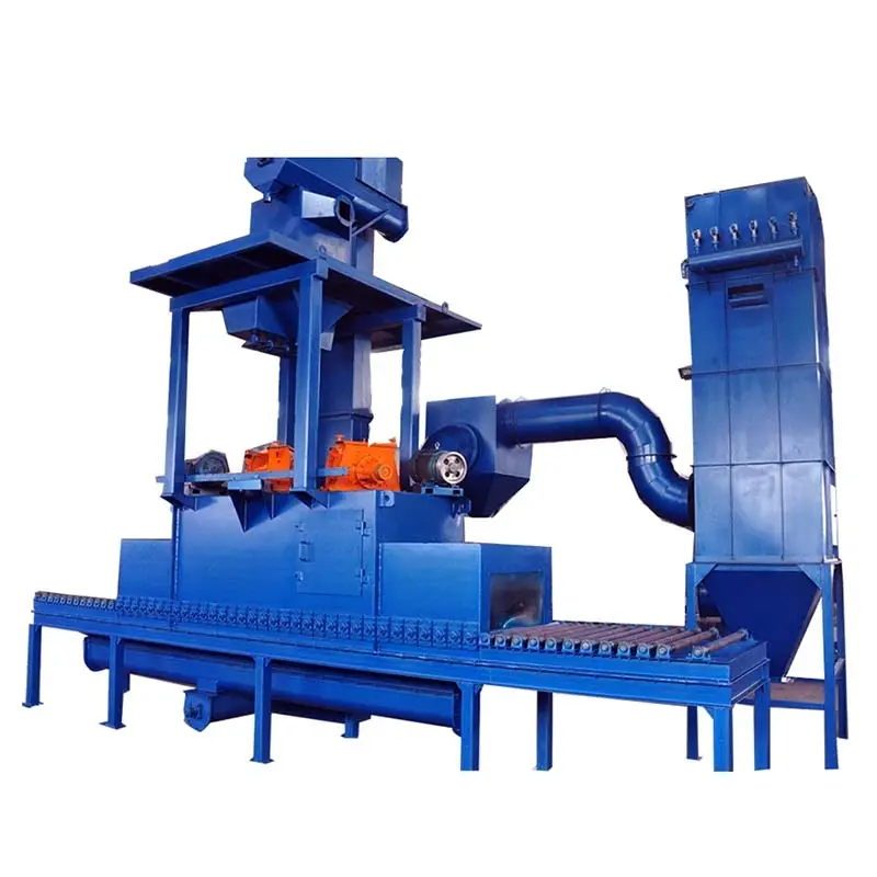 Roller conveyor shot blasting machine/steel plate blasting machine