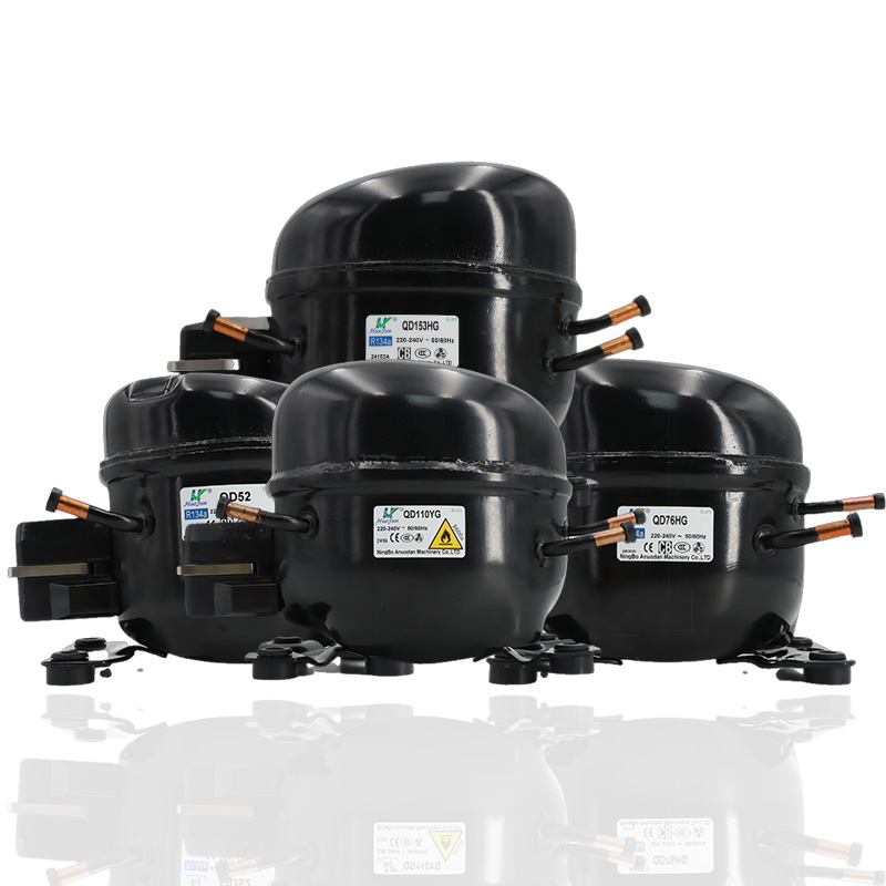 Glosok Hot Sale Fridge Refrigeration Compressor R600a R134A For Freezers Refrigerator Compressor Equipment Spare Parts