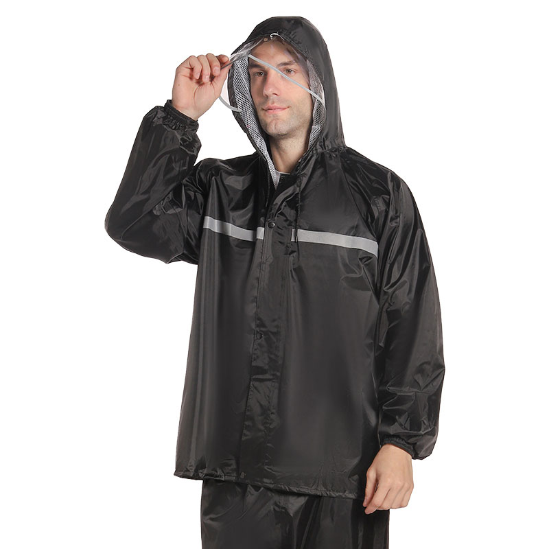 High Quality Lightweight Waterproof Rain Coats Suit for Motorcycle Golf Fishing