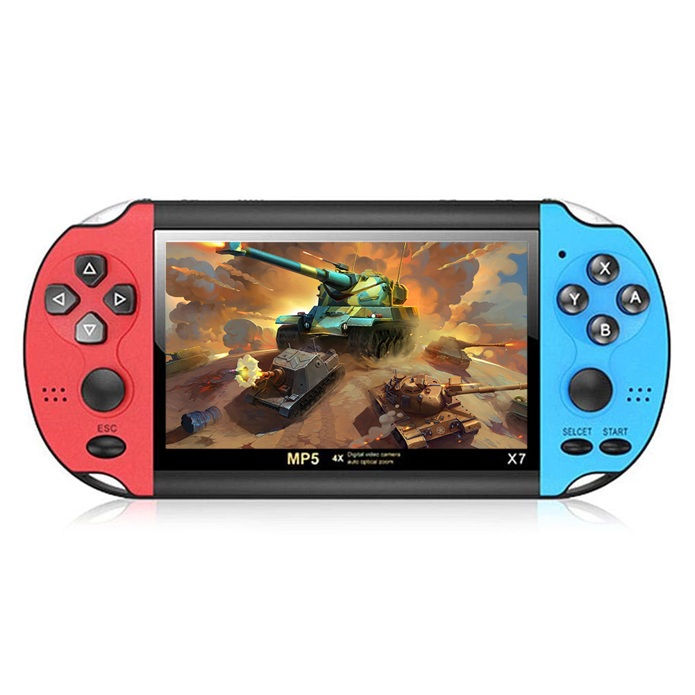 4.3 Inch HD Game Console 32 Bit Portable X7 Handheld Game console all in one Player