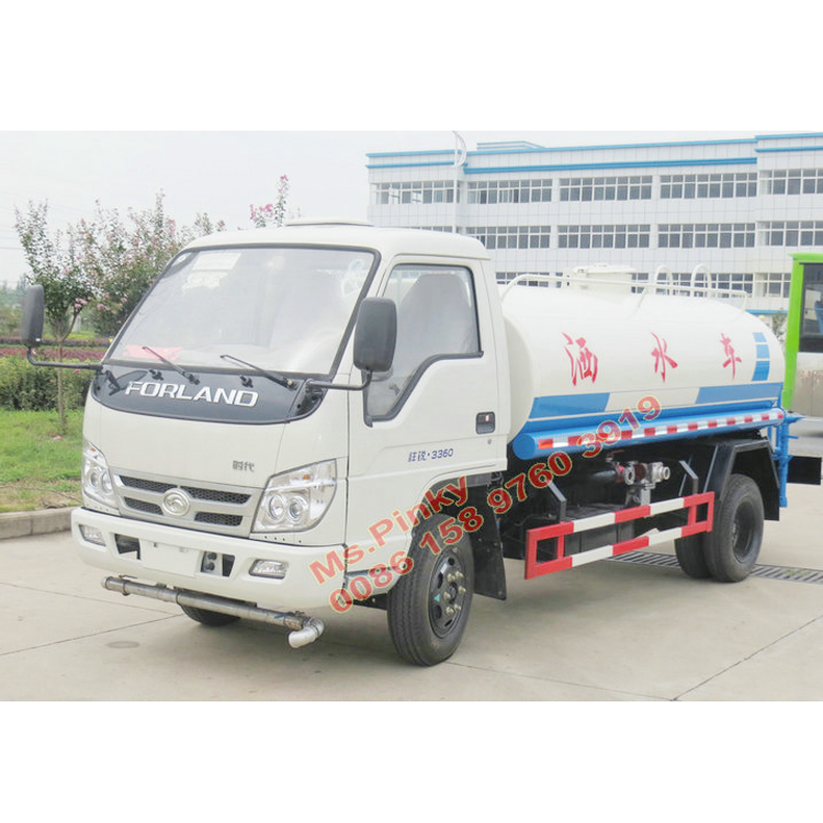 Foton Forland New Water Tank Truck Mini portable water truck 5000 Liters