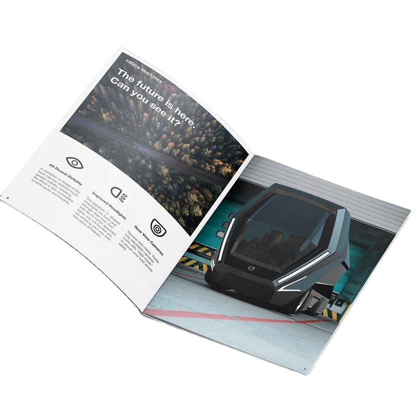 Full Color Hardcover Catalog Booklets Brochure Custom Paper Picture Album Printing