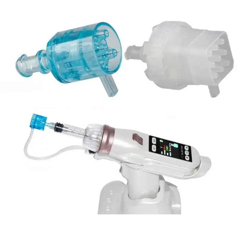 5 Needles Tip Negative Pressure Cartridge Tube Filter And Syringe For EZ Vacuum Mesogun Mesotherapy Gun Meso Injector Skin Care