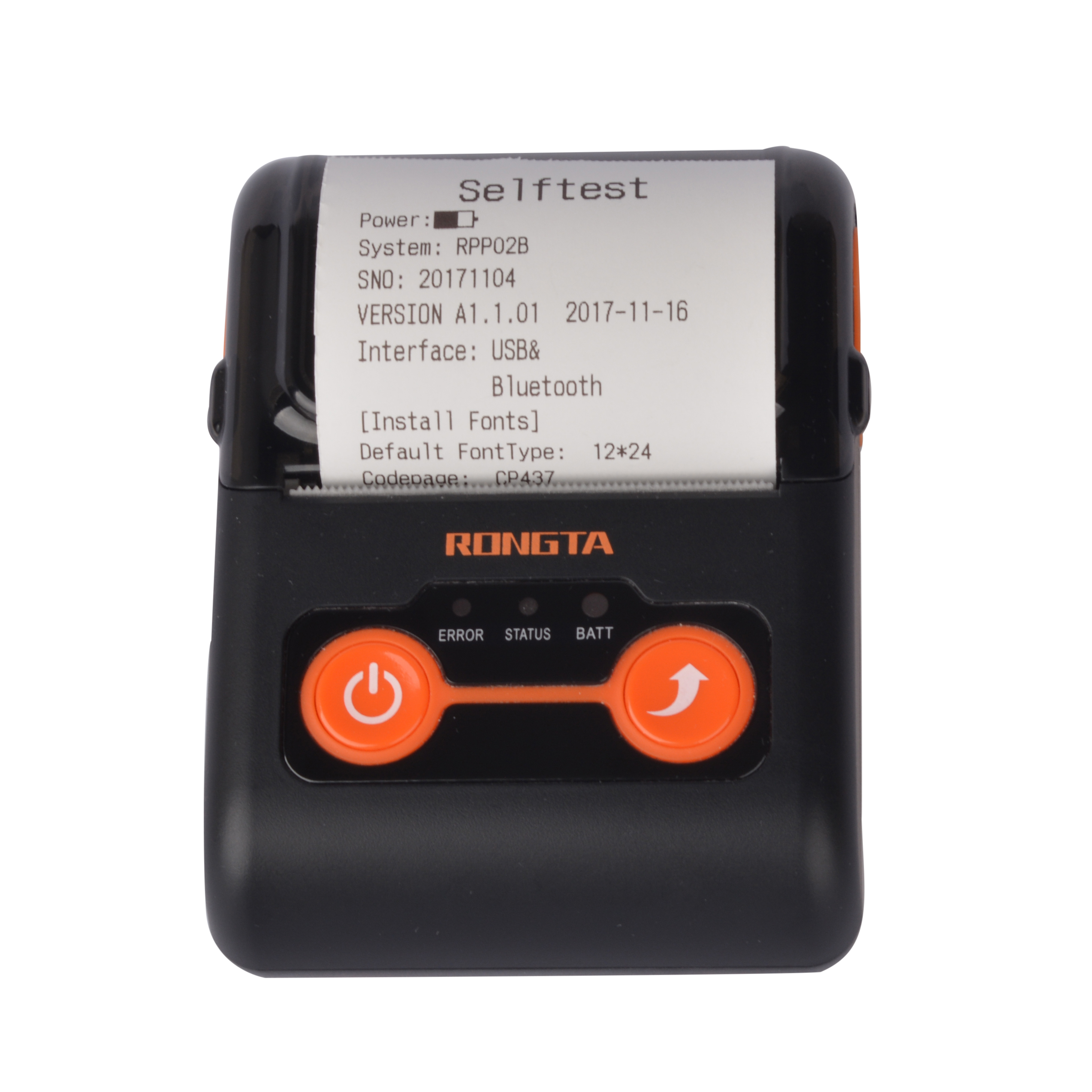 2-дюймовый 58mm ESC POS квитанция-портативный принтер чехол для телефона мини мобильный принтер RPP02B