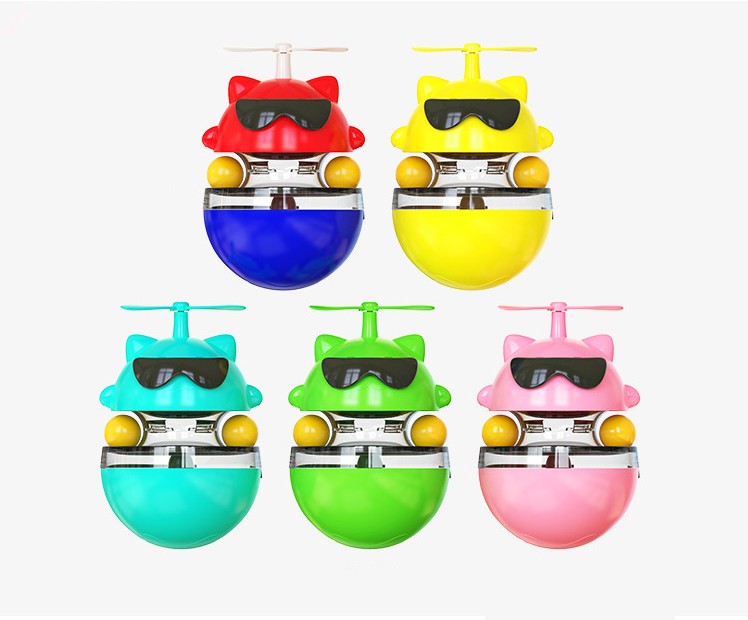 Turntable Funny Ball Toy Laser Light Toy Pet Feeder Ball Automatic Laser Cat Toy