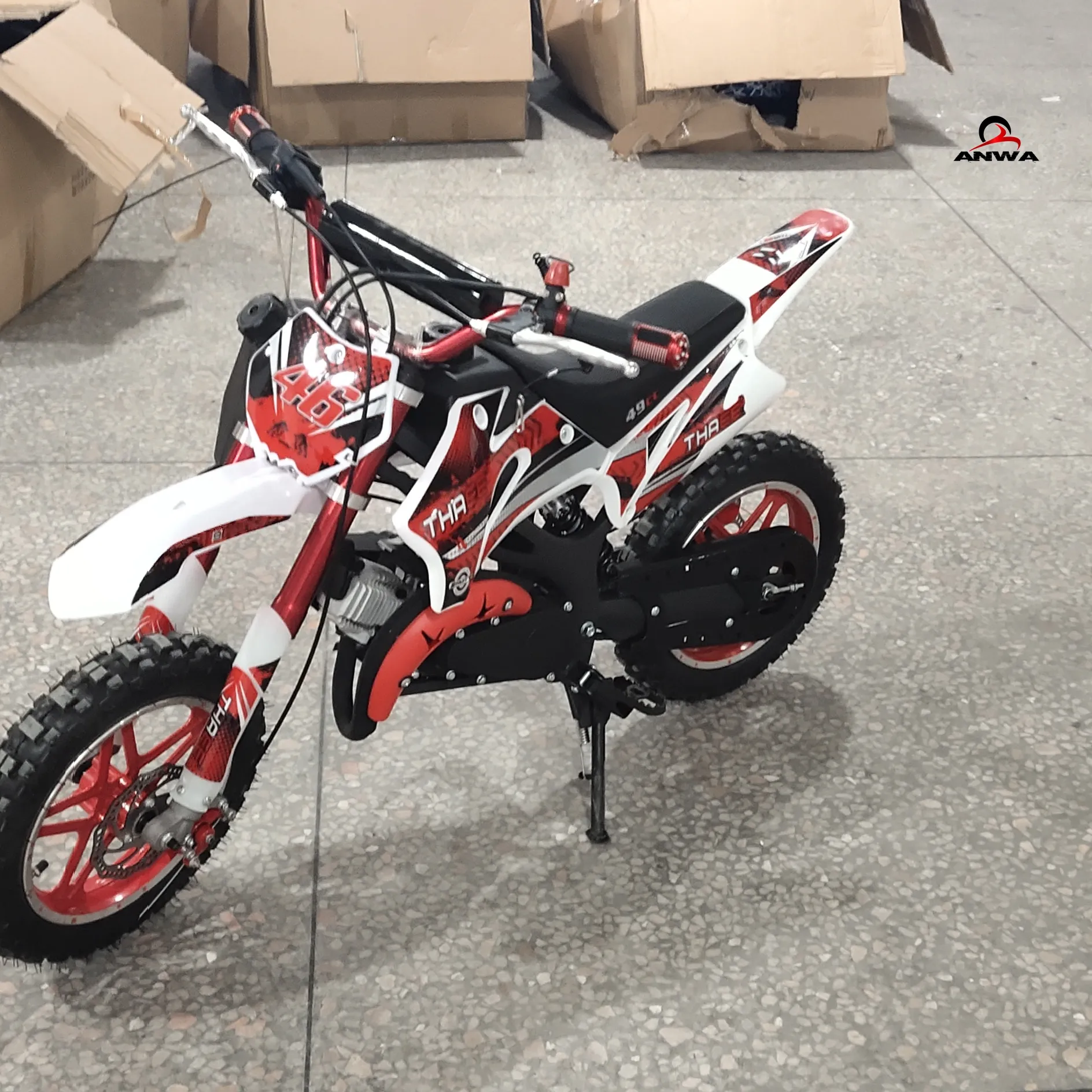 2021 Newest 49cc 2 Stroke mini motoe Super Cross Motorcycle pit Dirt Bike