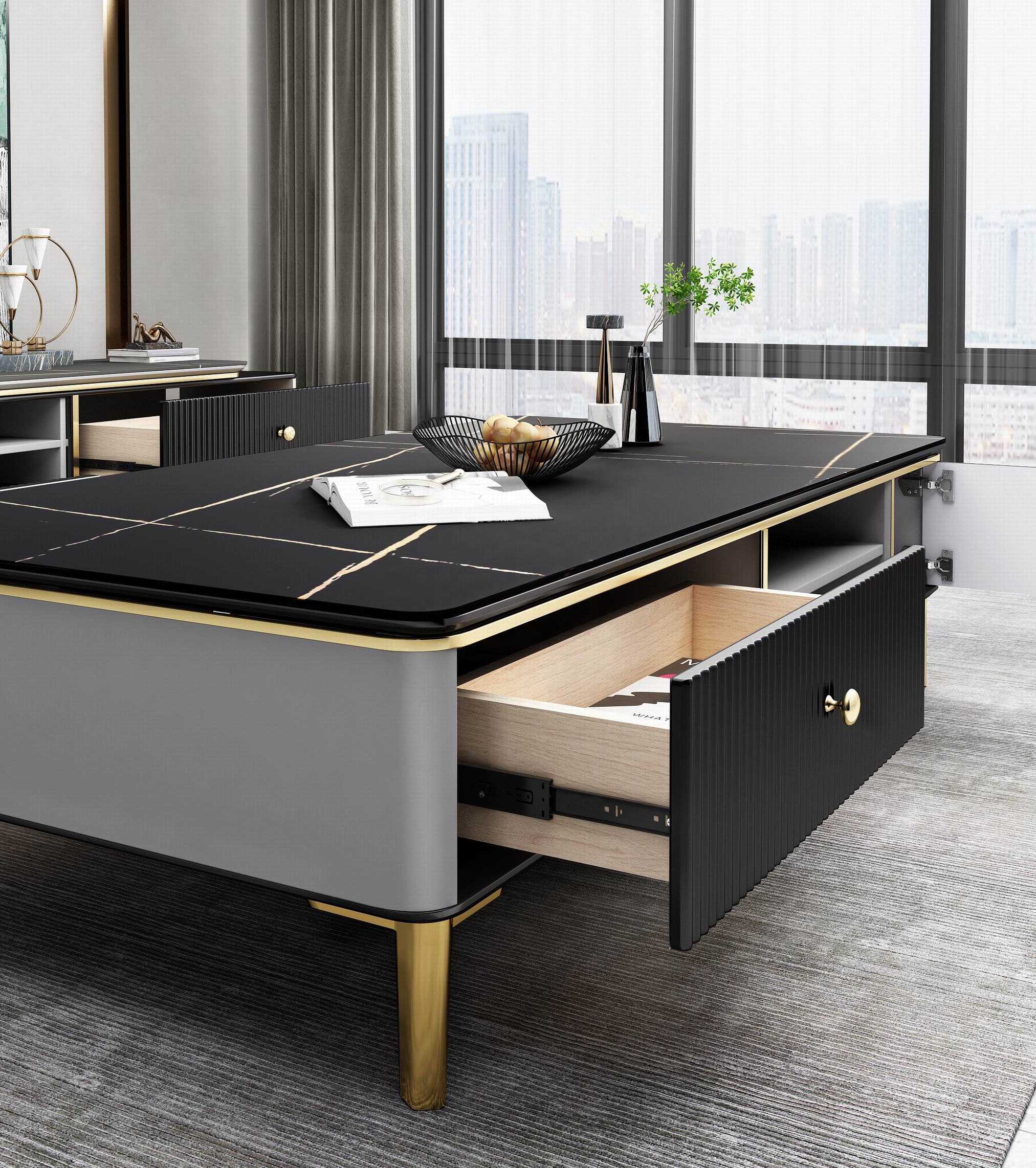 Мебель для дома Античный MDF чайный столик для гостиной мебель