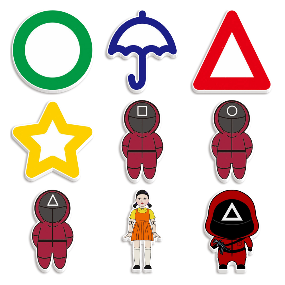 Acrylic game pattern Planar Flat backs Resin For Hair Bows flat Back Charms Cabochons For Kids Key chains Gifts