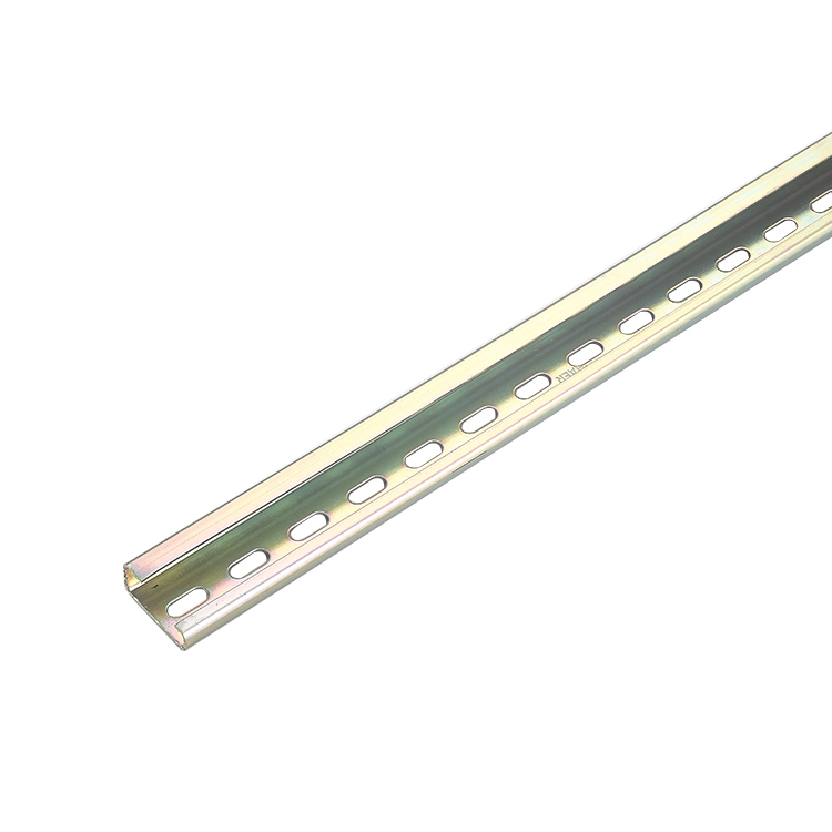 Hot sale galvanized steel terminal blocks din mounting rail for electrical industry aluminum\/Steel