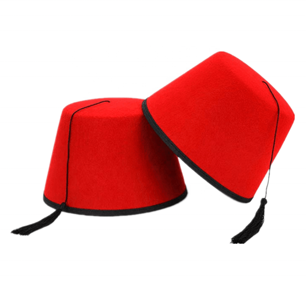 Взрослая фетровая Турецкая шляпа Dr Who Shriner Red Fez, Турецкая шляпа