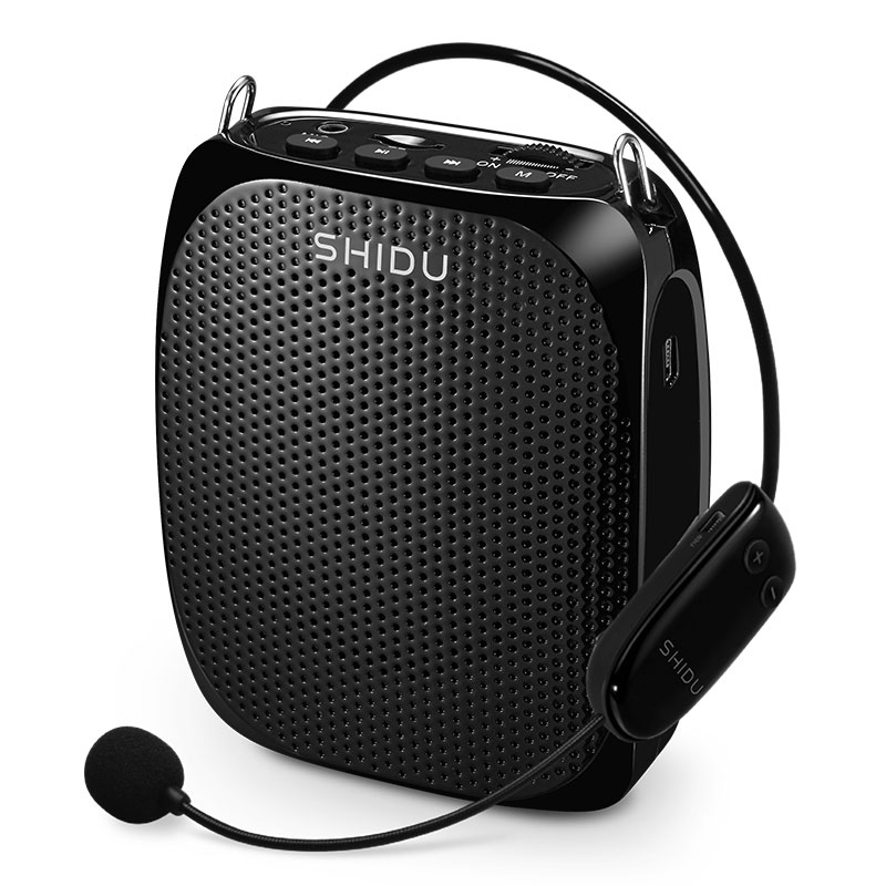 SHIDU SD-S615 аккумуляторная экскурсовод портативный персональный усилитель с УВЧ беспроводной микрофон средство громкоговорящей связи