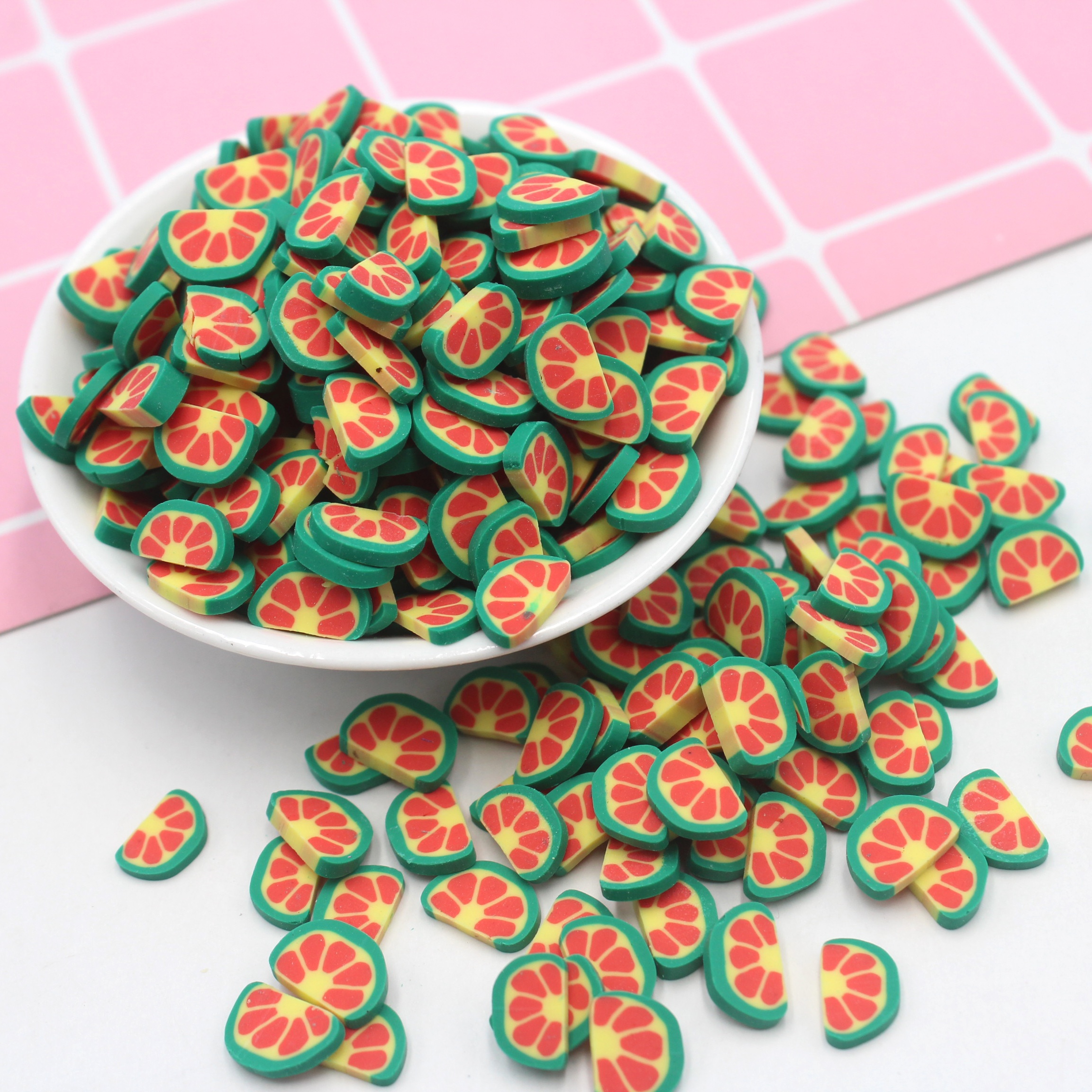 Новейшая модель; 1 кг/Slime наполнение аксессуарами гуава ломтиков из полимерной глины фрукты посыпка для детей поделки своими руками