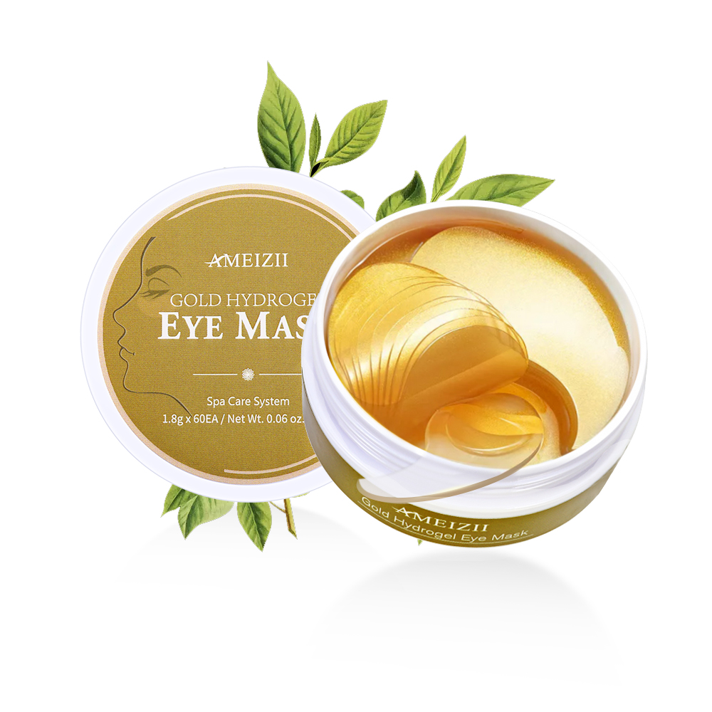 В Корейском стиле; Для глаз 24K Gold маска для сна Eyemask Parche Ojo Masker мата против старения темных кругов под глазами гидрогель глазную повязку Pad Olhos под маска для глаз