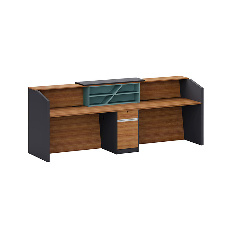 Foshan Customized Reception Desk Wooden Reception Counter Table