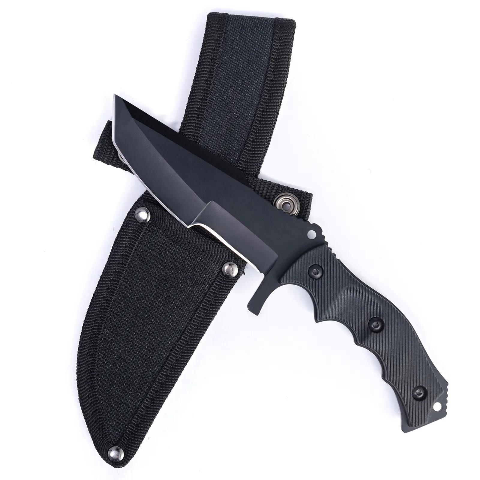 Hot Sale Tanto Fixed Blade CS go Knife Hunting Bush Knife Outdoor Combat EDC Custom Private Label Fixed Knife