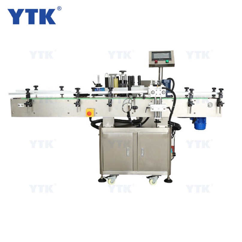 YTK-260 Автоматическая Этикетировочная машина для круглых бутылок с соком, Этикетировочная машина с высокой точностью для круглых бутылок