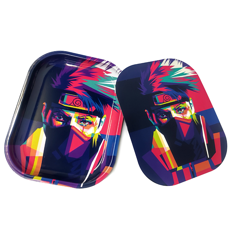 Custom Logo Smoke Metal Sublimation Designer Rolling Tray Manufacturers