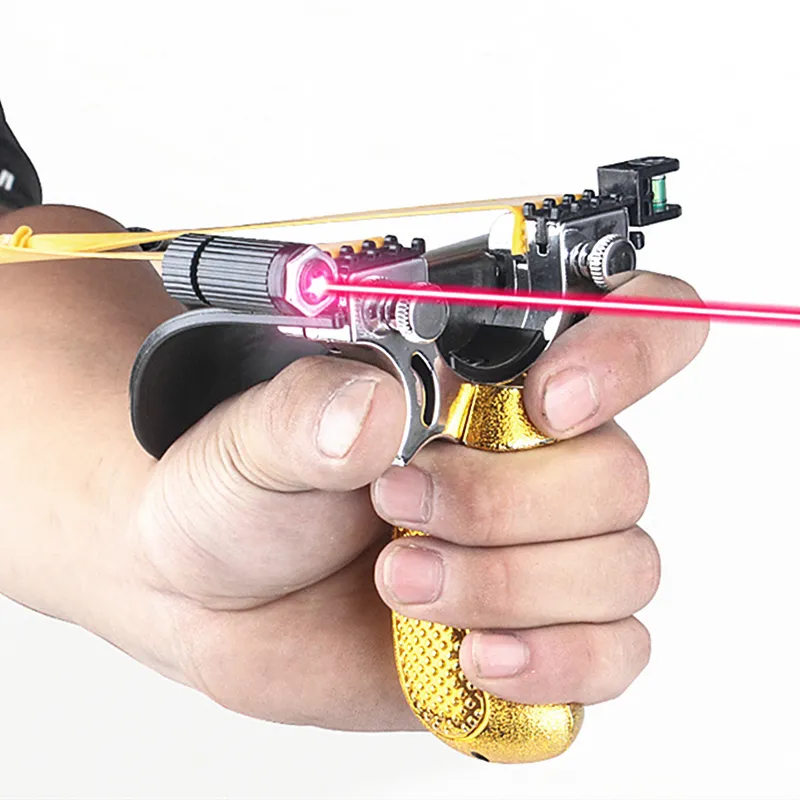 2021 New Fish Shooting Laser Fish Shooting Powerful Slingshot High Precision Power Daquan Fish Shooting Catapult Hunting Bow