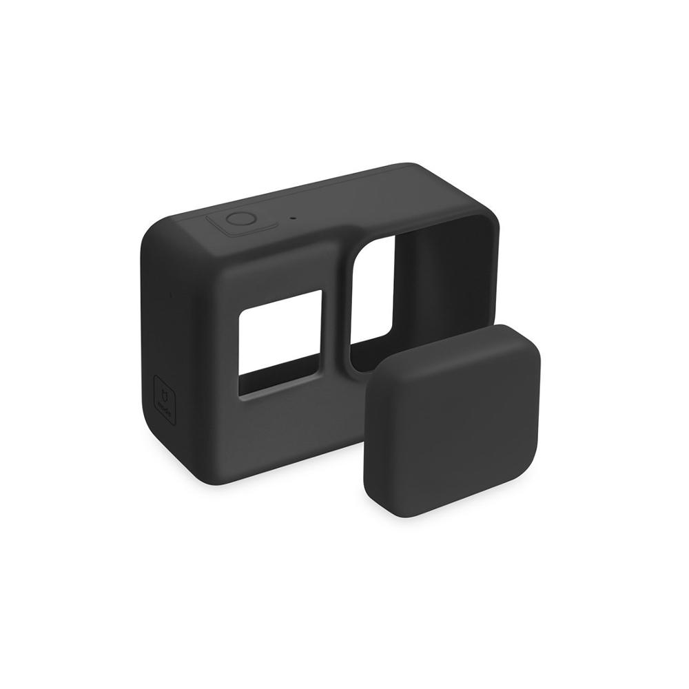 Soft Silicone Case Cover Skin Protective Cover With Lens Cap For Gopro Hero 7 6 5 Dust-proof Protector Sports Camera Accessory