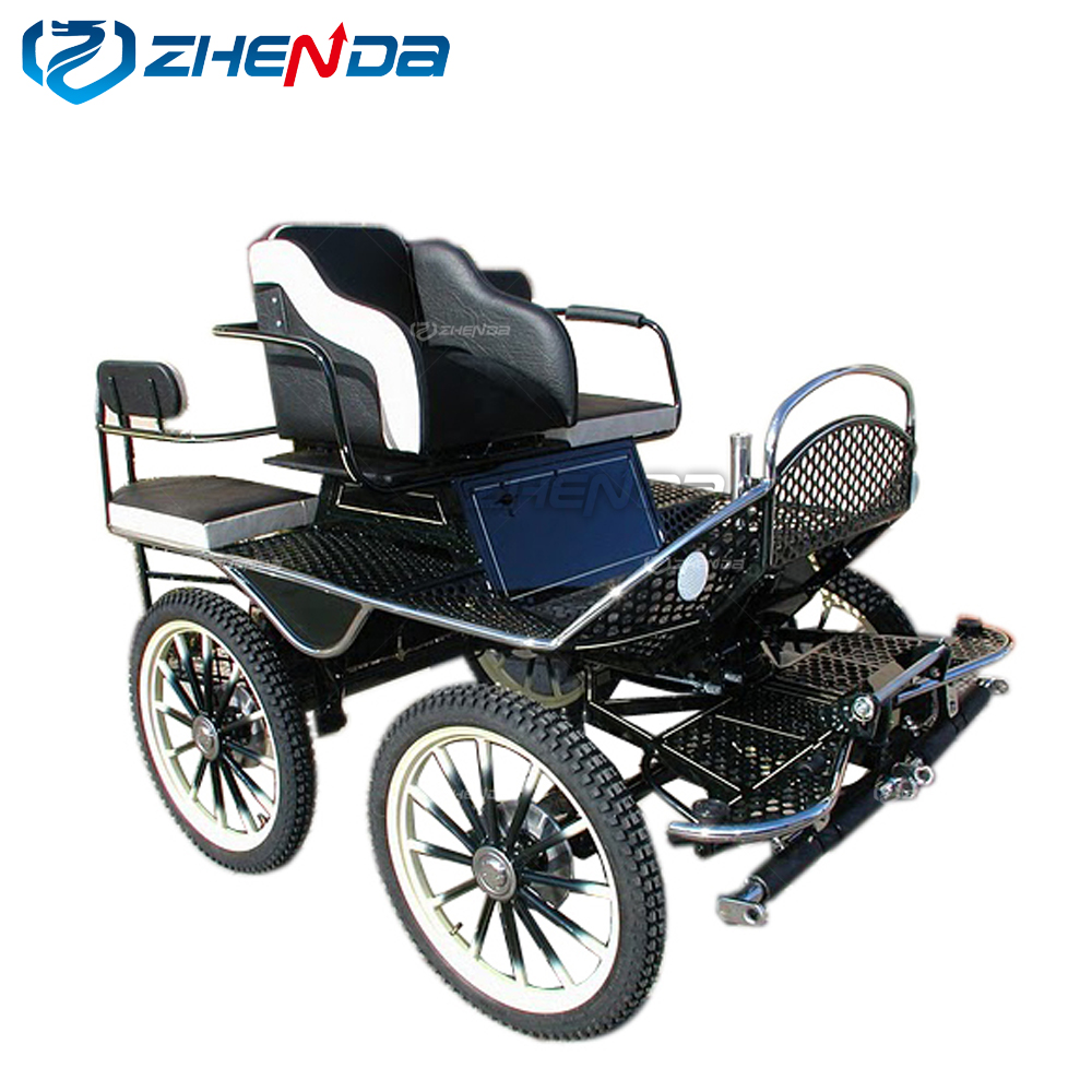 Hot seeling Advanced Black Fashionable Marathon Horse Carriage {ZD-PM05}