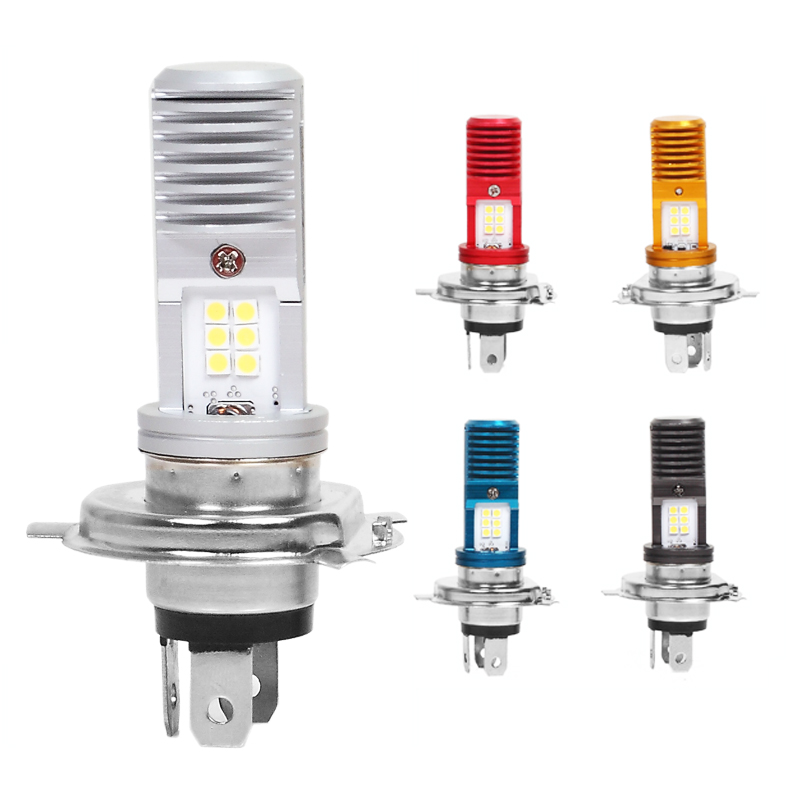 8-80V AC/DC Led H4 Lamp Bulb Motorcycle Headlight Led Light Bulb