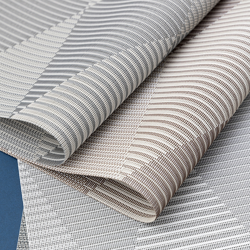 PVC Tablecloth, Waterproof, Oil-proof and Heat-insulating Tablecloth, Table Mat, Japanese Teslin Woven Western Tablecloth