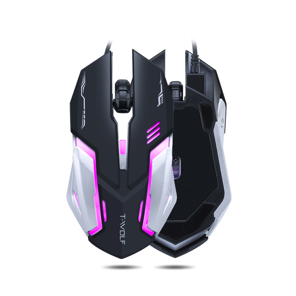 Glowing Gaming Mouse Ergonomico New Fashion Computer mouse USB Optical Mouse for Laptop Desktop