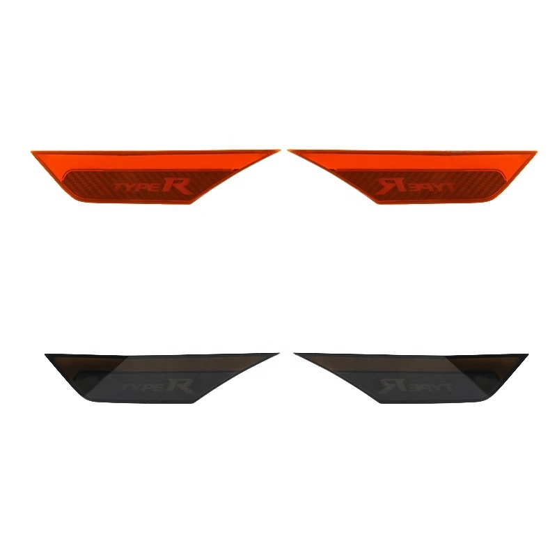 Тип R DRL для Honda Civic 10th Hatchback 2016 2017 2018 2019 2020 светодиодный боковой маркер, сигнал Fender, дневные ходовые огни, автомобильная лампа