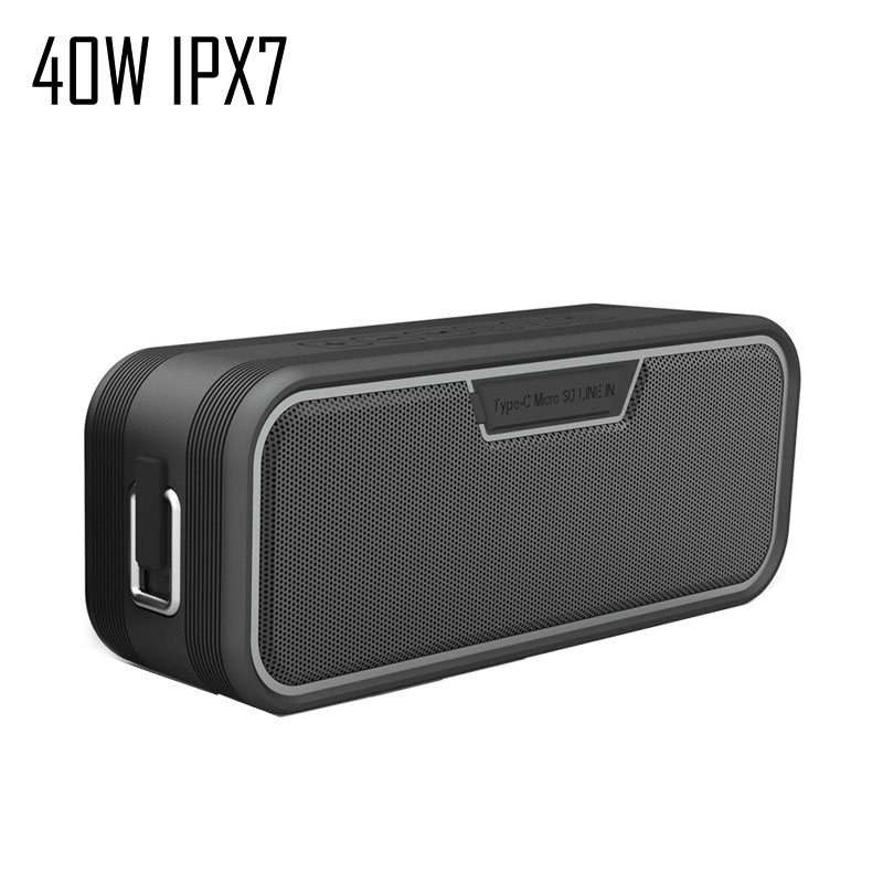 40 Вт беспроводной HIFI 3D стерео сабвуфер аудио Бумбокс музыка портативный IPX7 водонепроницаемые Bluetooth колонки