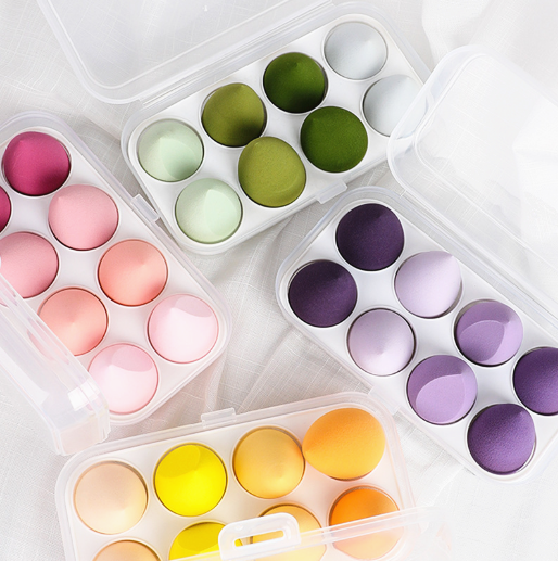 Wholesale Best Designed Shape Latex Free Private Labels Cosmetic Powder Puff Beauty Blend Makeup Sponge Blender