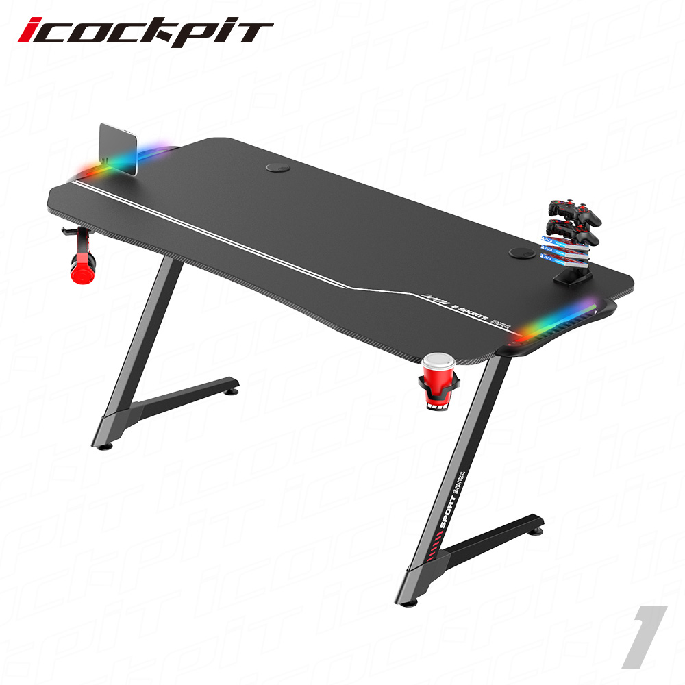 Лидер продаж на Amazon, игровой стол с RGB подсветкой, компьютерный игровой стол