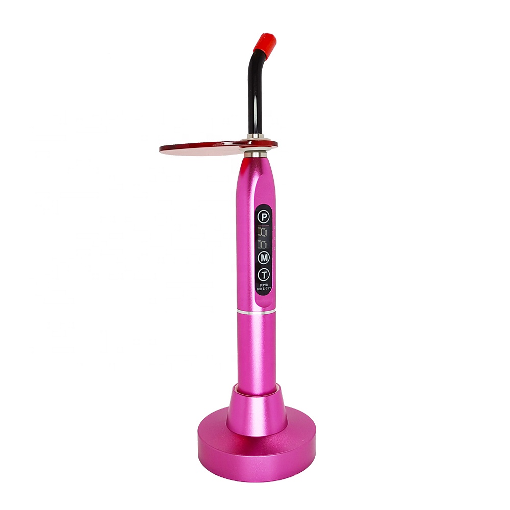 High quality dental transparent Colorful Aluminum LED Curing Light