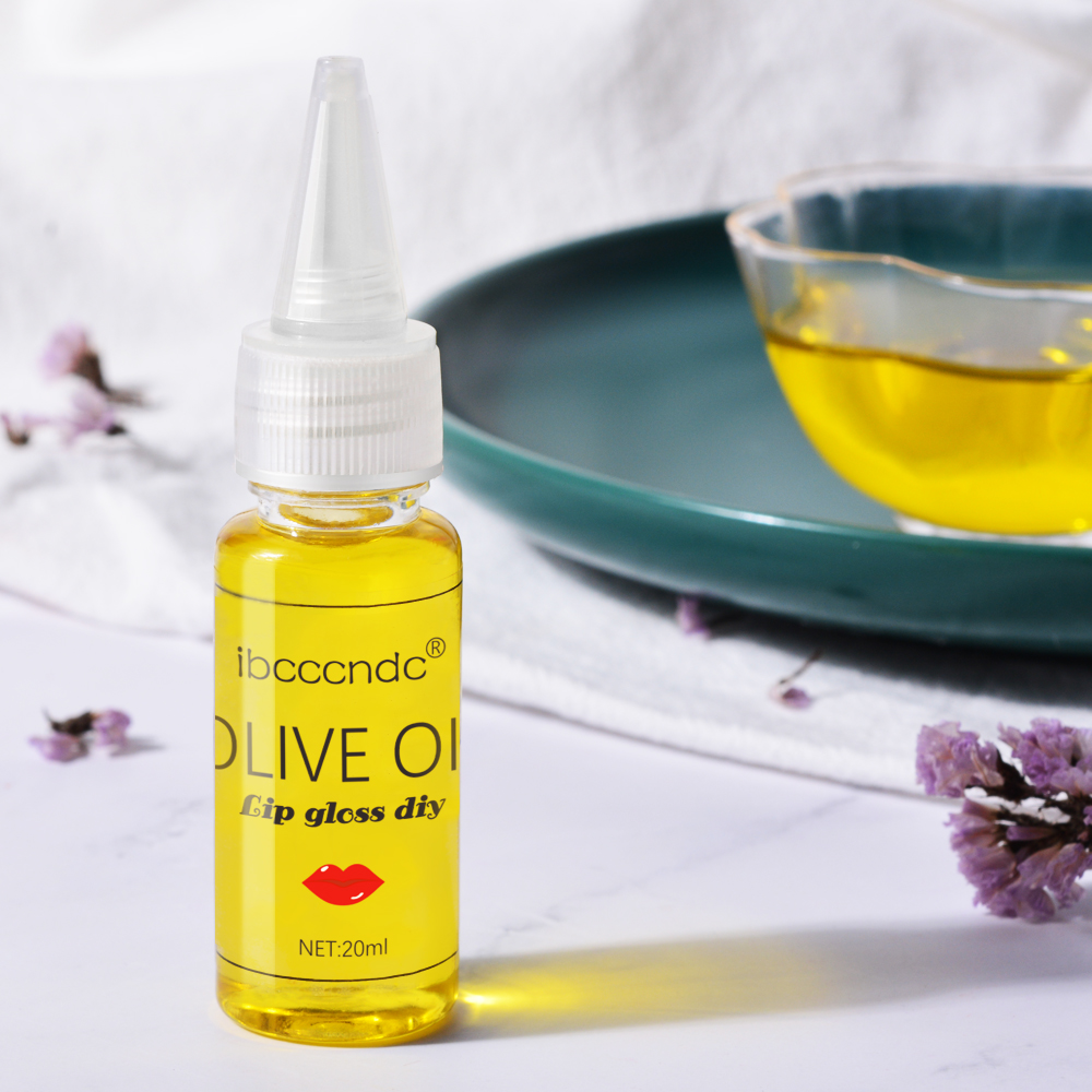 VMAE Natural 20ml Olive Essence For Hair Lips Skin Body DIY Lip Gloss Stick Pure Cosmetics Olive Oil For Lip Gloss